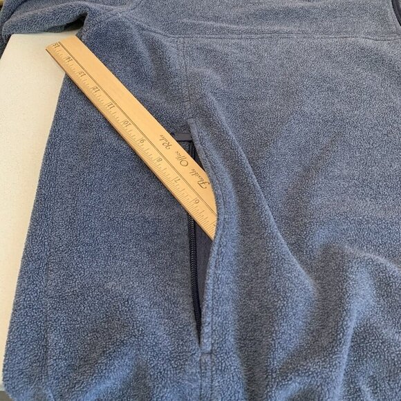 Columbia Fleece Jacket Men XXL Blue Full Zip Adjustable Waist Zip Pockets Logo - Picture 5 of 10